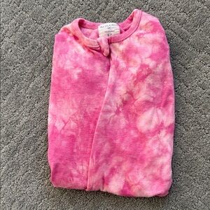 Paige Lauren Pink Tie-Dye Kids Footie